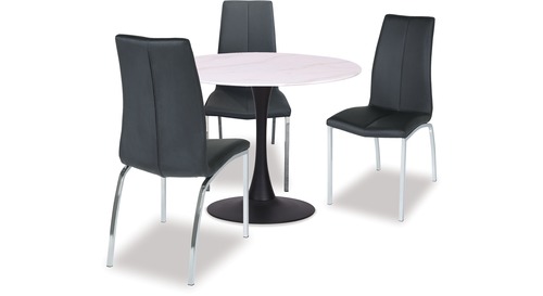 Marielia Dining Table & Asama Chairs x 3 